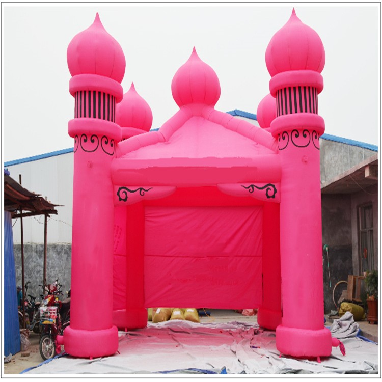 正定粉色帐篷